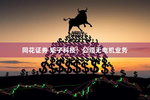 同花证券 矩子科技：公司无电机业务