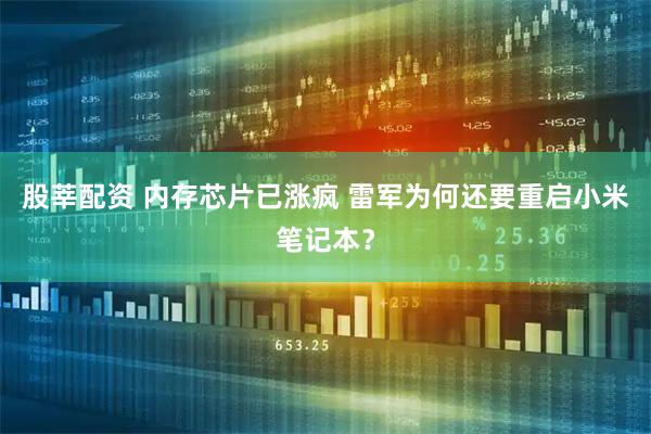 股莘配资 内存芯片已涨疯 雷军为何还要重启小米笔记本？