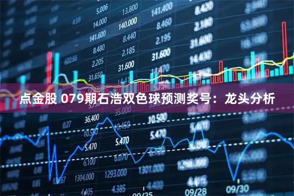 点金股 079期石浩双色球预测奖号：龙头分析